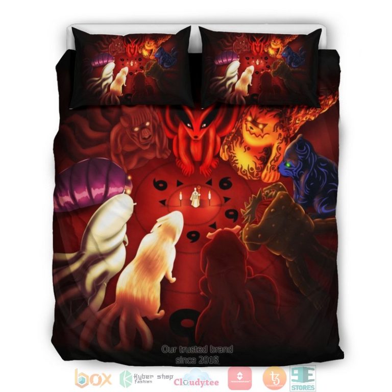 Naruto And Tailed Beasts Bedding Set 1 2