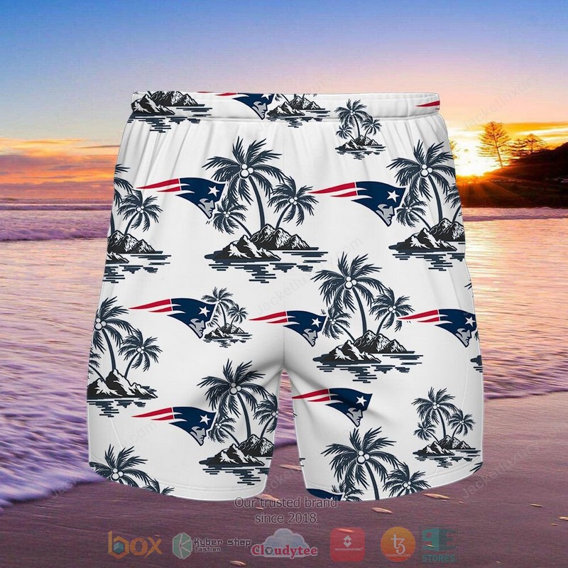 New England Patriots Hawaiian Shirt Shorts 1