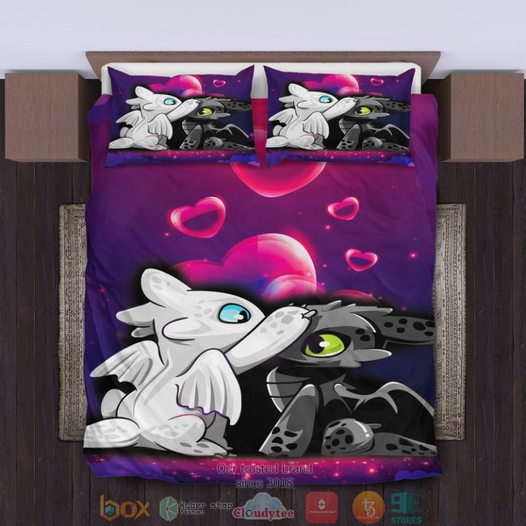 Night Fury Light Fury Love Bedding Set