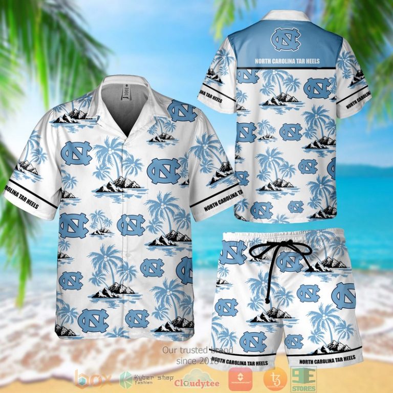 North Carolina Tar Heels Hawaiian Shirt Short