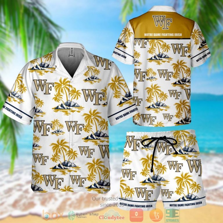 Notre Dame Fighting Irish Hawaiian Shirt Short