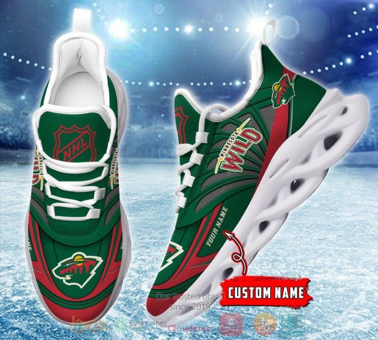 Personalized Minnesota Wild custom max soul shoes 1 2