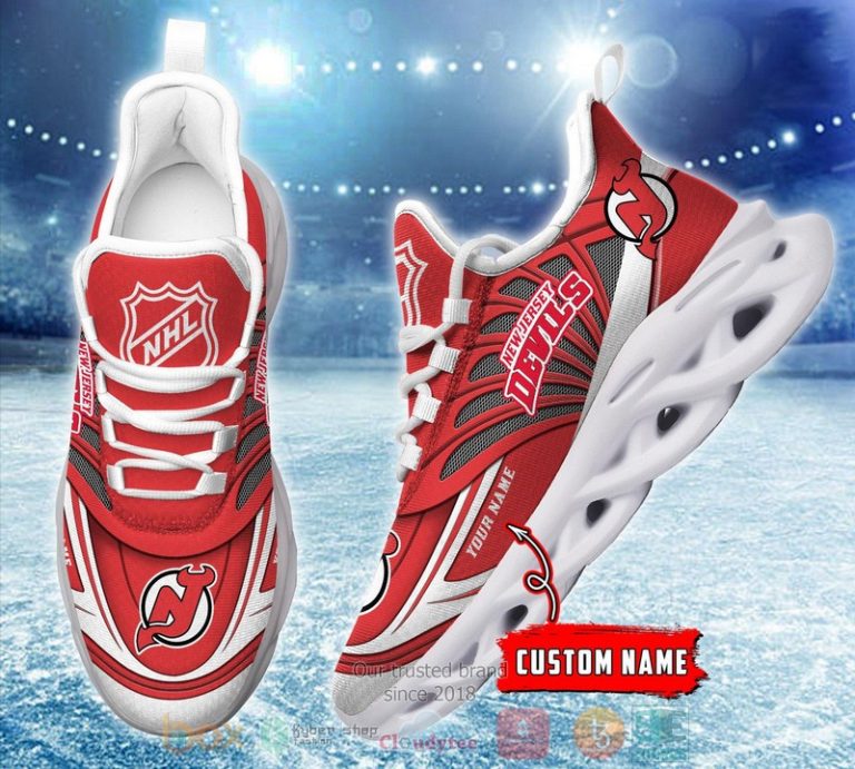 Personalized New Jersey Devils custom max soul shoes 1 2