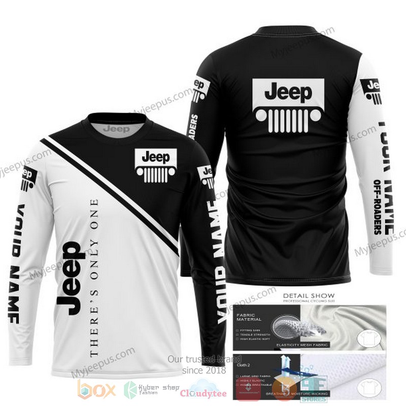 Personalized Theres Only One Jeep Black Custom 3D Shirt Hoodie 1