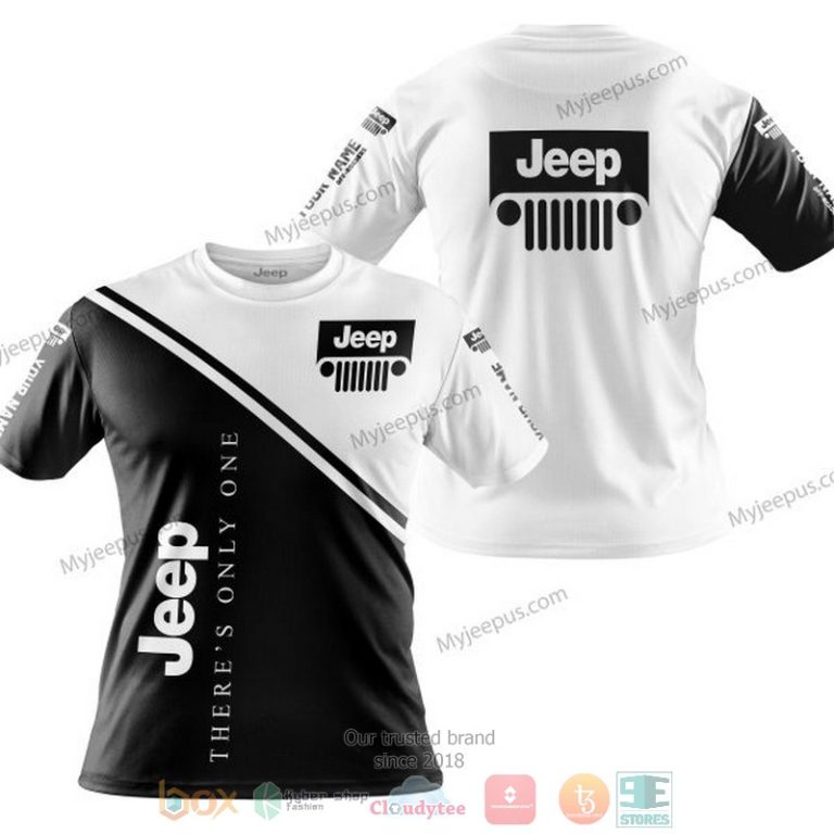 Personalized Theres Only One Jeep White Custom 3D Shirt Hoodie 1 2