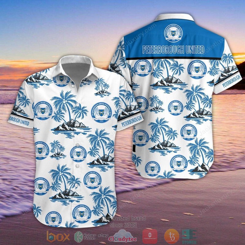 Peterborough United F.C Hawaiian shirt short