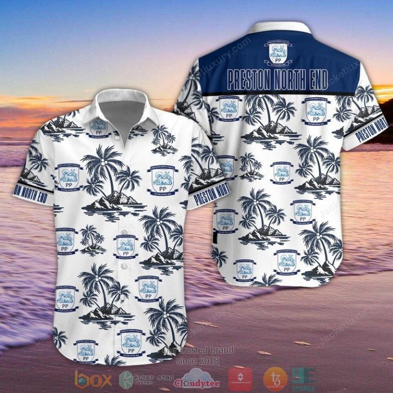 Preston North End F.C Hawaiian shirt short