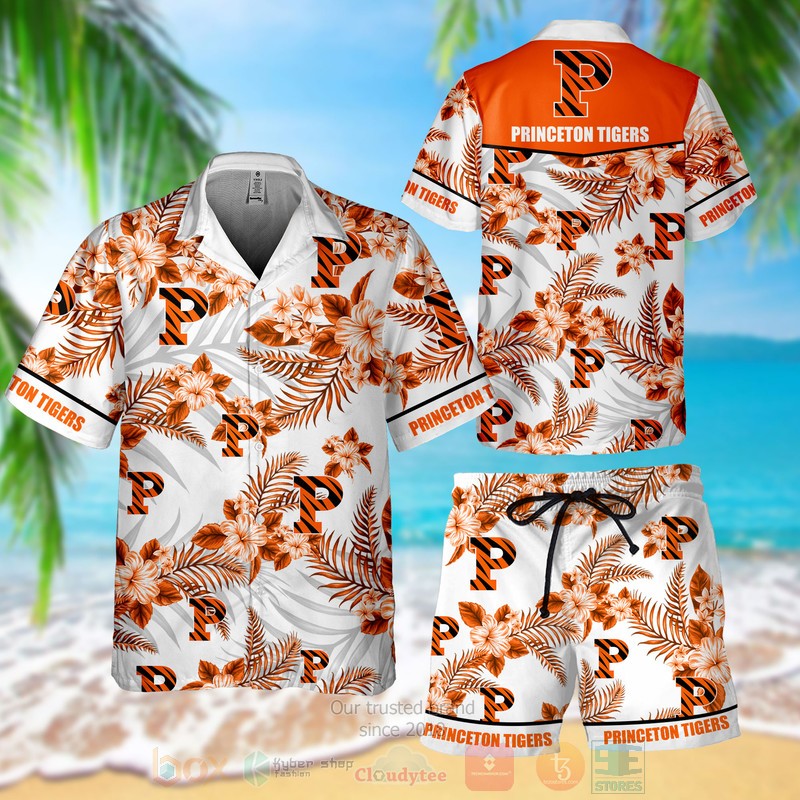 Princeton Tigers Hawaiian Shirt Shorts