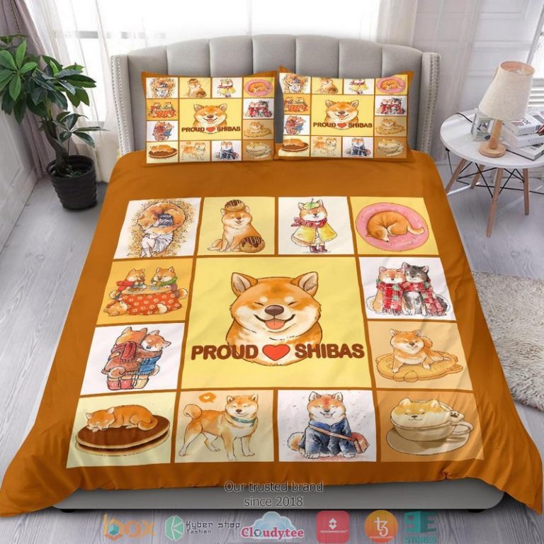 Proud Shibas Bedding Set