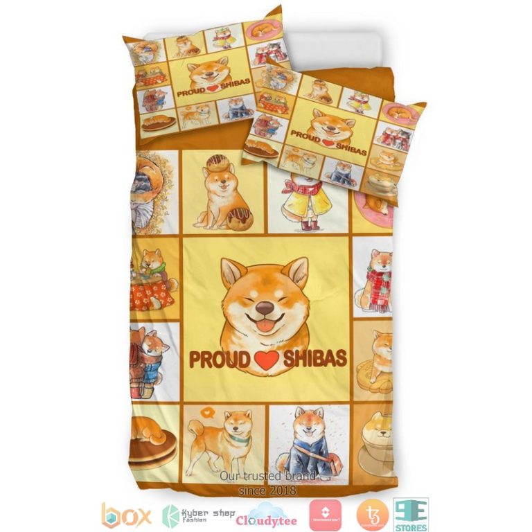 Proud Shibas Bedding Set 1