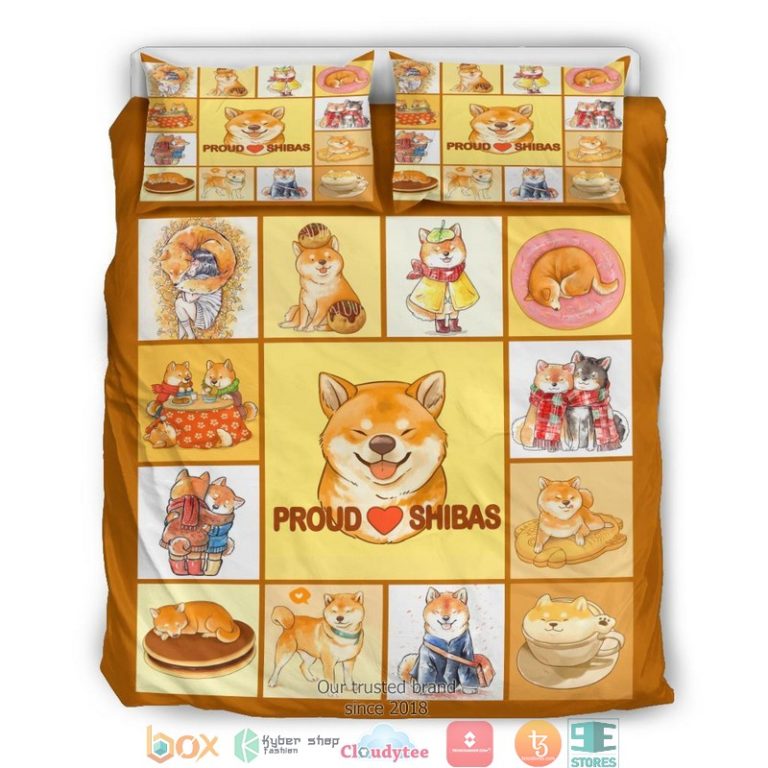 Proud Shibas Bedding Set 1 2