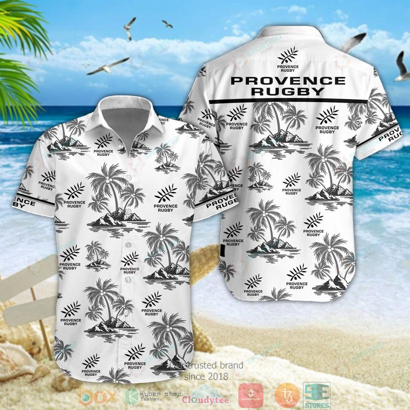 Provence Rugby Hawaiian shirt short