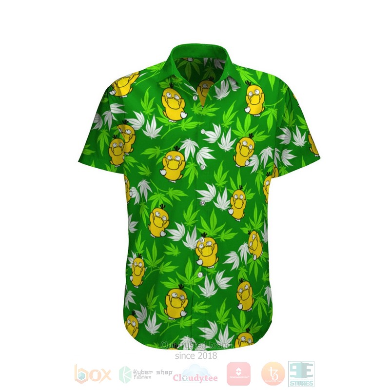 Psyduck Pokemon Hawaiian Shirt