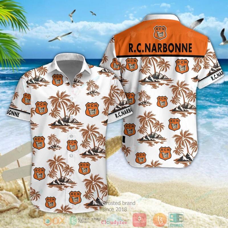 RC Narbonne Hawaiian shirt short