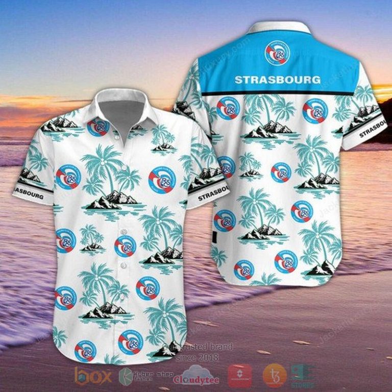 RC Strasbourg Alsace Hawaiian Shirt Shorts