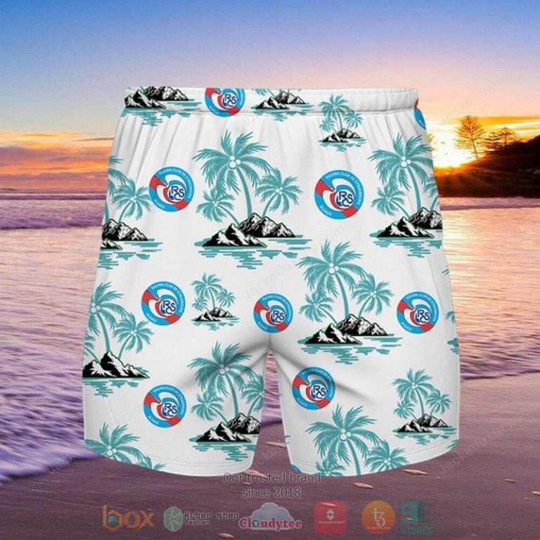 RC Strasbourg Alsace Hawaiian Shirt Shorts 1