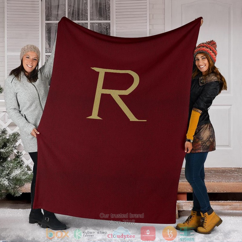 R Red Harry Potter Team Ugly Christmas Blanket