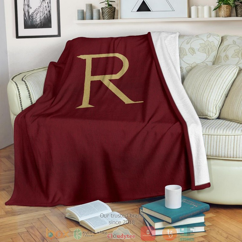 R Red Harry Potter Team Ugly Christmas Blanket 1