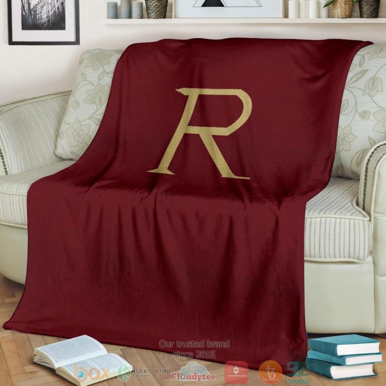 R Red Harry Potter Team Ugly Christmas Blanket 1 2