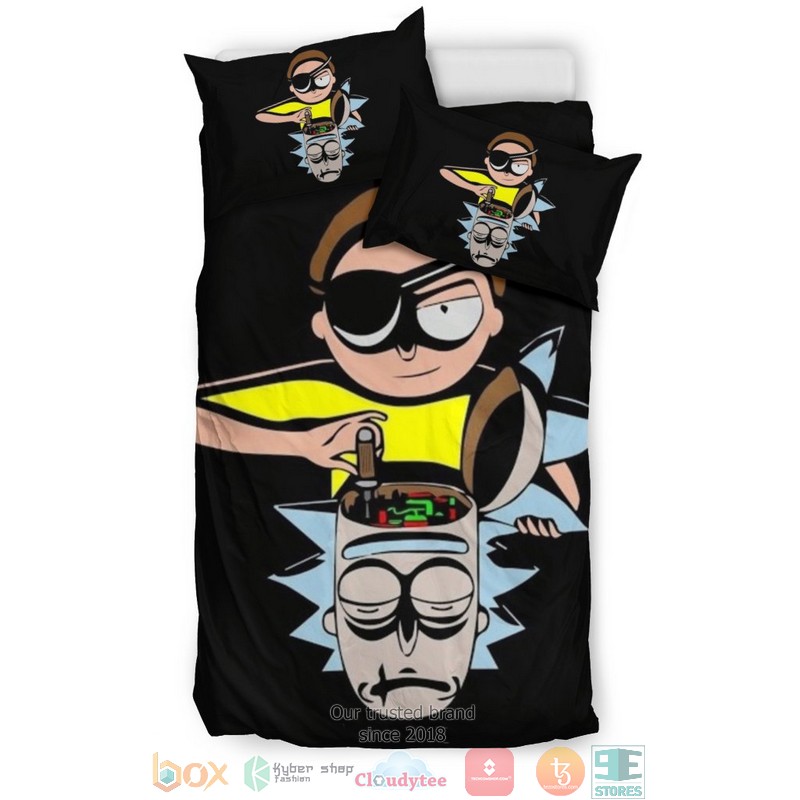 Rick And Morty Horror Bedding Set 1