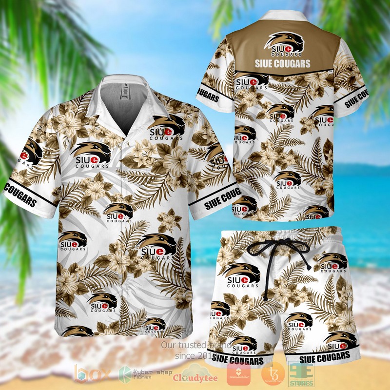 SIUE Cougars Hawaiian Shirt Shorts