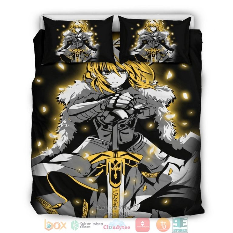 Saber Fate Stay Night Bedding Set 1 2