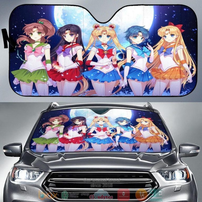 Sailor Moon Anime Team Car Sunshade