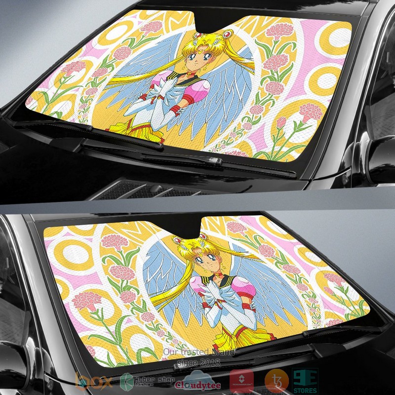 Sailor Moon Usagi Tsukino Cute Car Sunshade 1