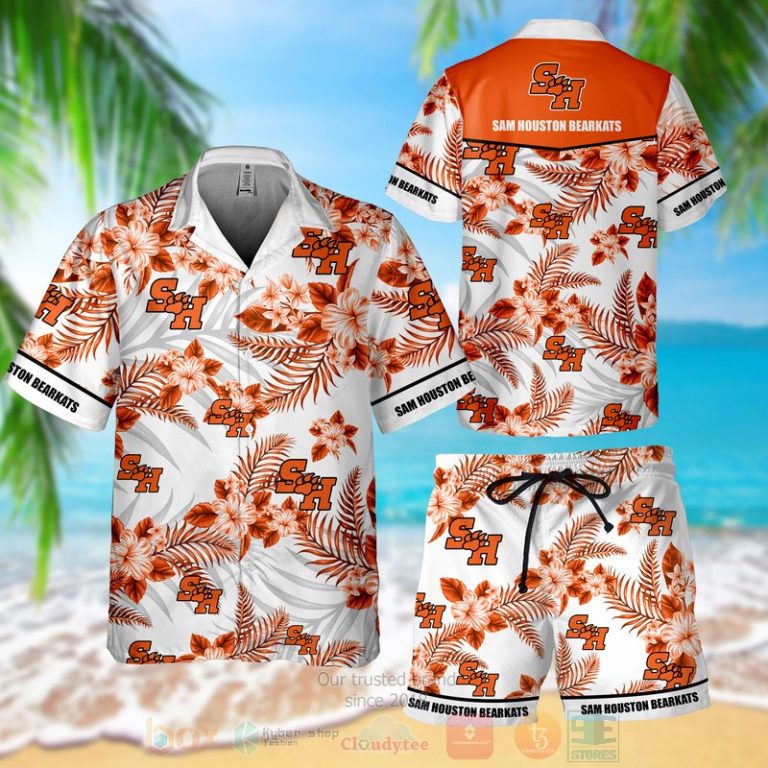 Sam Houston Bearkats Hawaiian Shirt Shorts