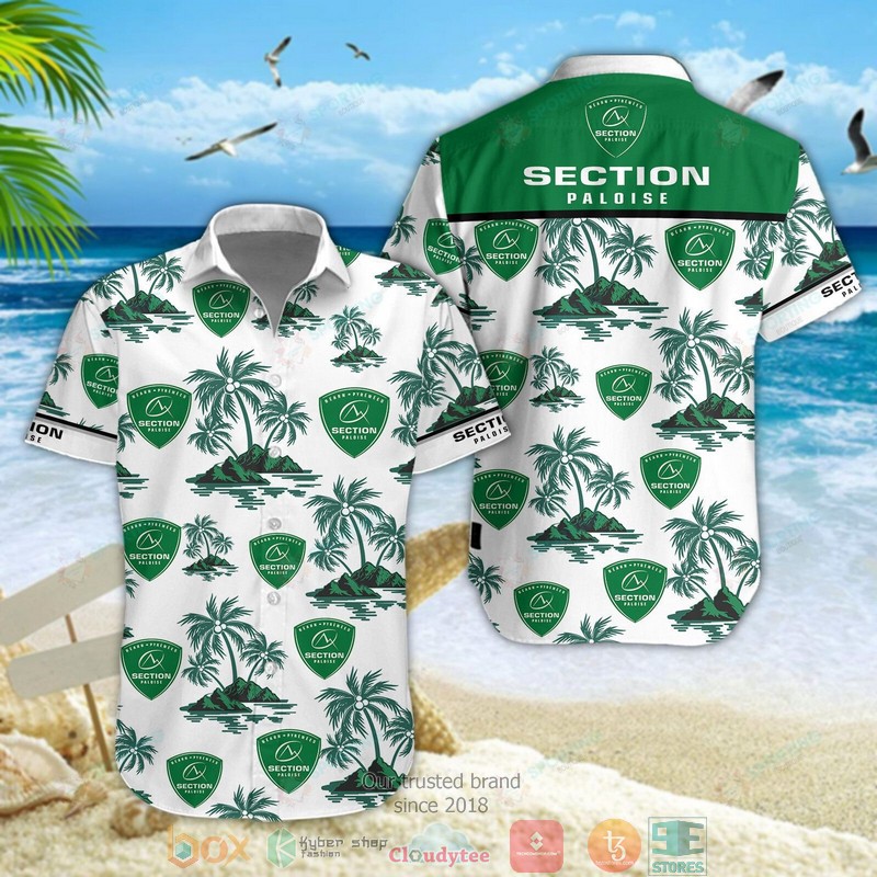 Section Paloise Hawaiian shirt short