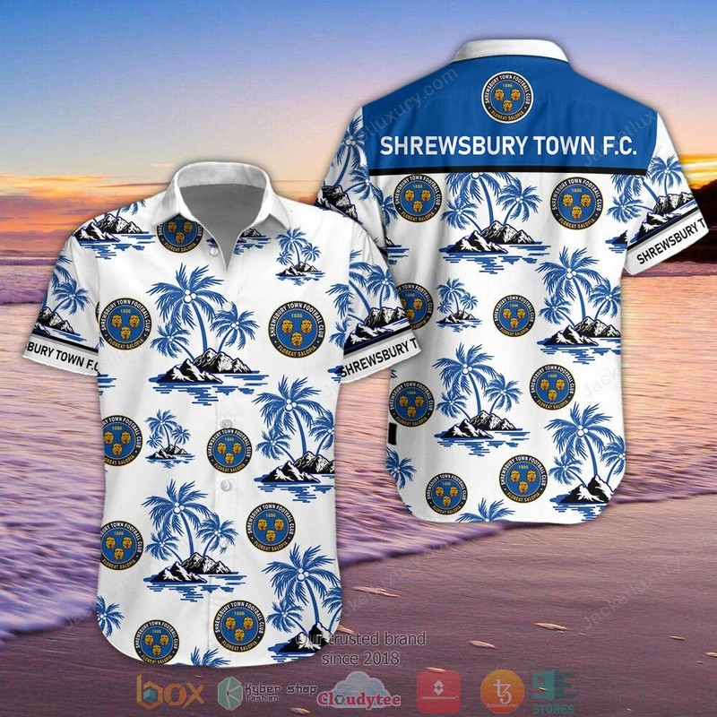 Shrewsbury Town Hawaiian shirt short