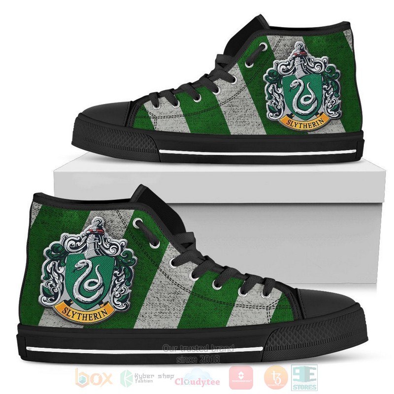 Slytherin Harry Potter Canvas high top shoes