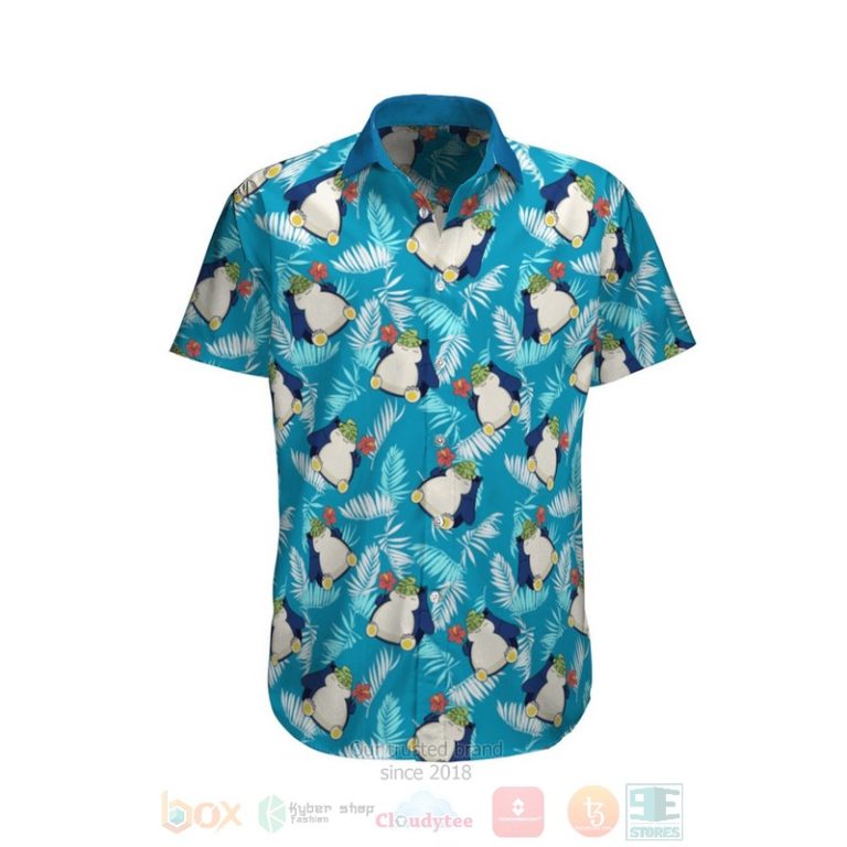 Snorlax Pokemon Hawaiian Shirt