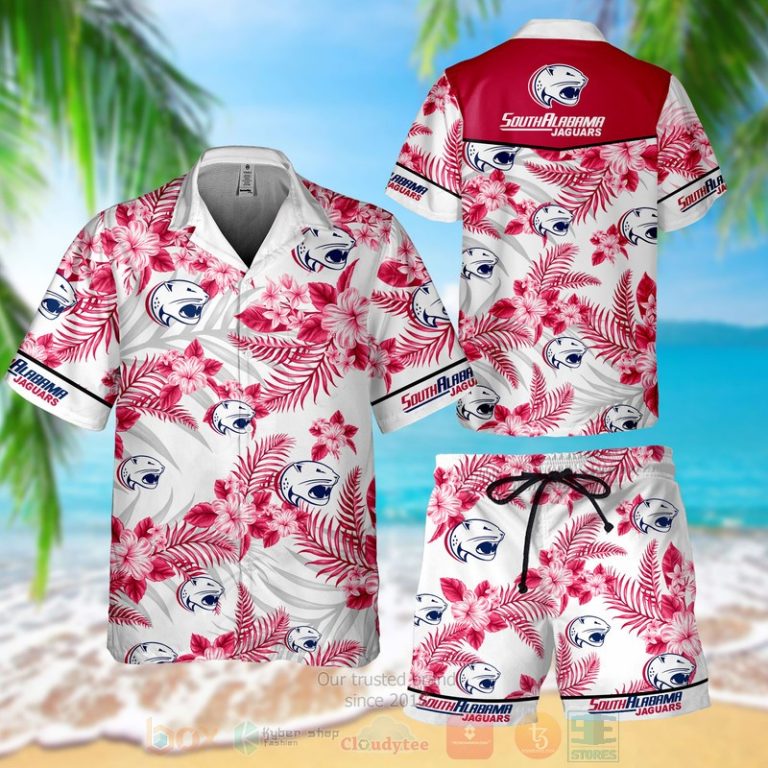 South Alabama Jaguars Hawaiian Shirt Shorts