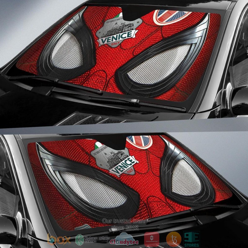 Spider Man Far From Home Car Sunshade 1