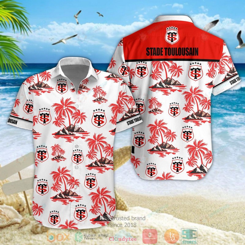 Stade Toulousain Hawaiian shirt short