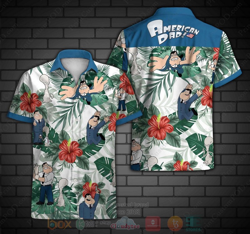 Stan Smith Summer American Dad Hawaiian Shirt