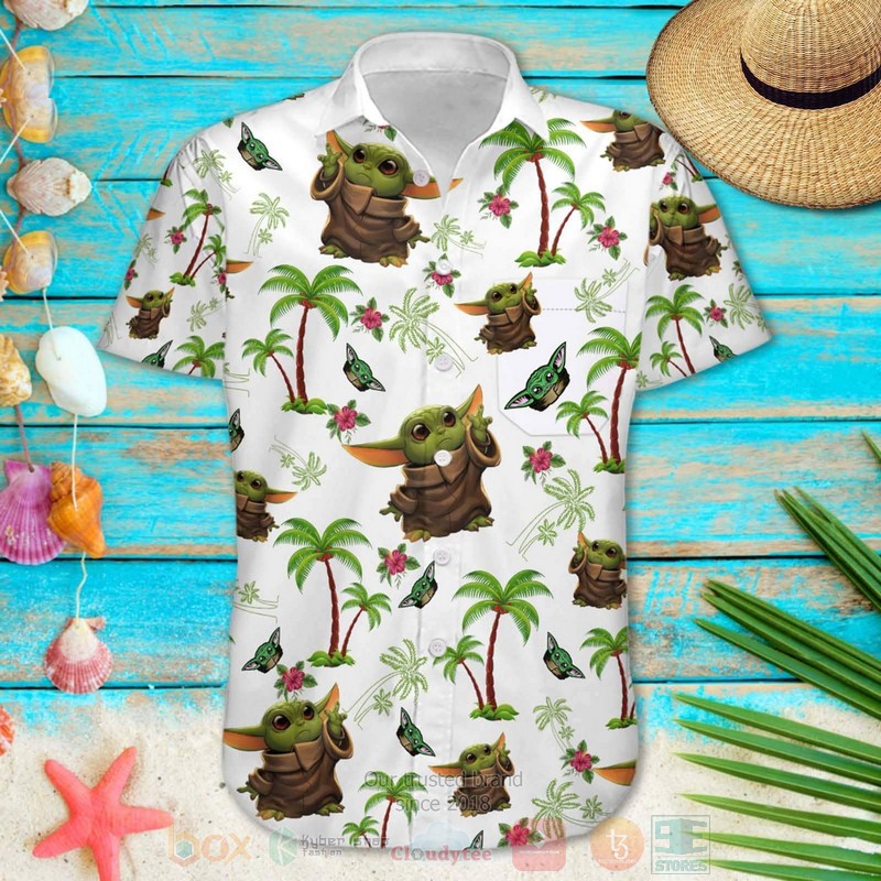 Star Wars Baby Yoda Hawaiian Shirt 1