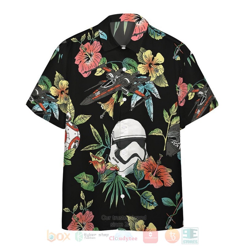 Star Wars Black Hawaiian Shirt 1