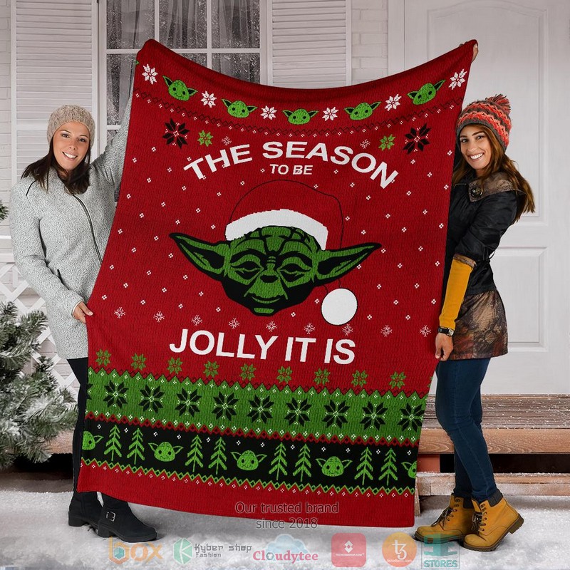 Star Wars The Season To Be Jolly It Is Ugly Christmas Blanket