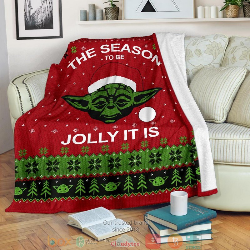 Star Wars The Season To Be Jolly It Is Ugly Christmas Blanket 1