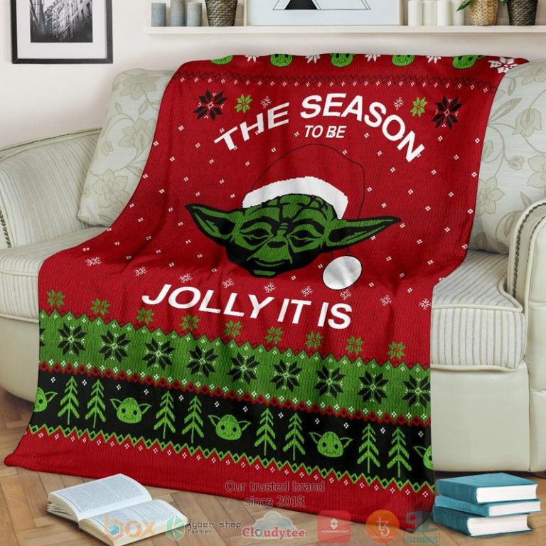 Star Wars The Season To Be Jolly It Is Ugly Christmas Blanket 1 2