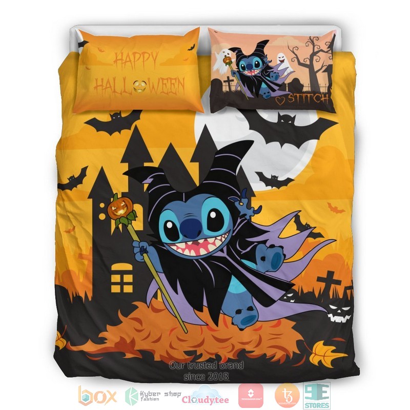 Stitch Happy Halloween Bedding Set