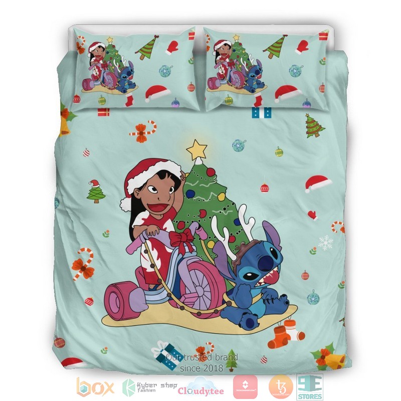 Stitch and Lilo Christmas Tree Bedding Set