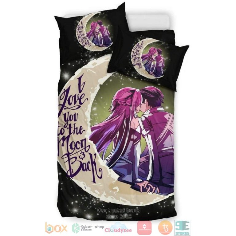 Sword Art Online Kirito Asuna Bedding Set 1