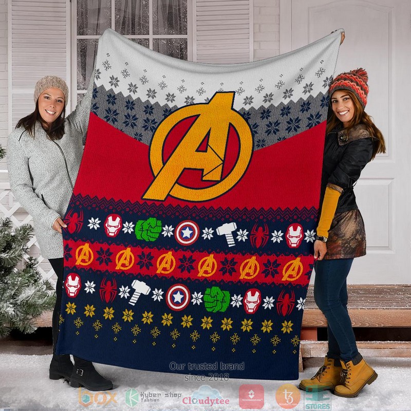 The Avenger Ugly Christmas Blanket