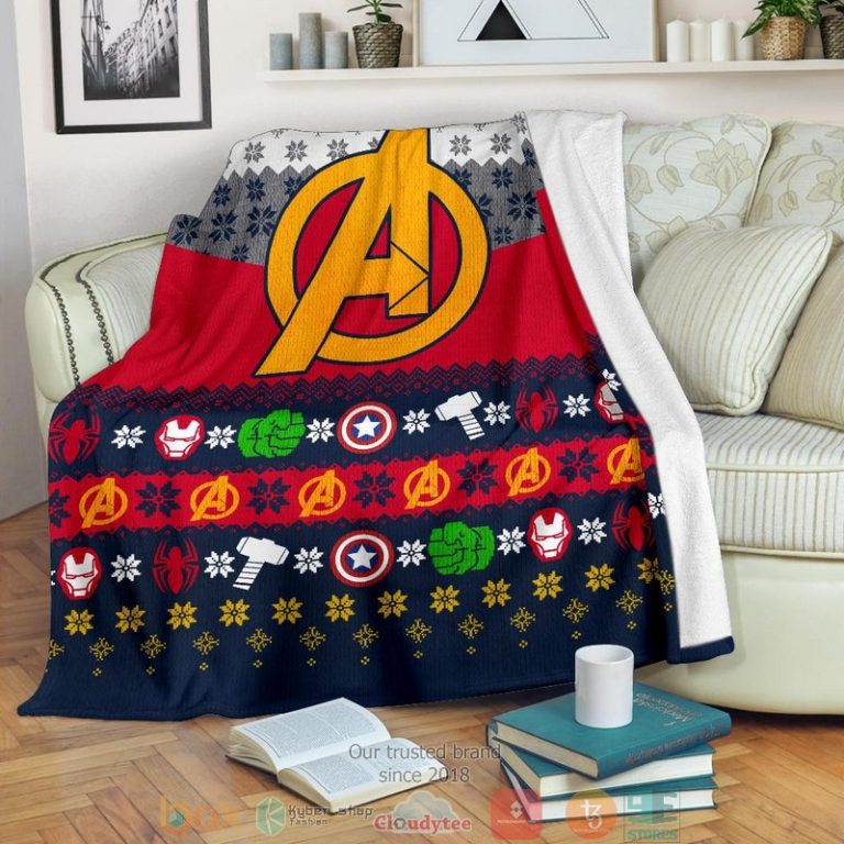 The Avenger Ugly Christmas Blanket 1