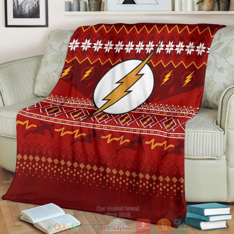 The Flash Ugly Christmas Blanket 1 2