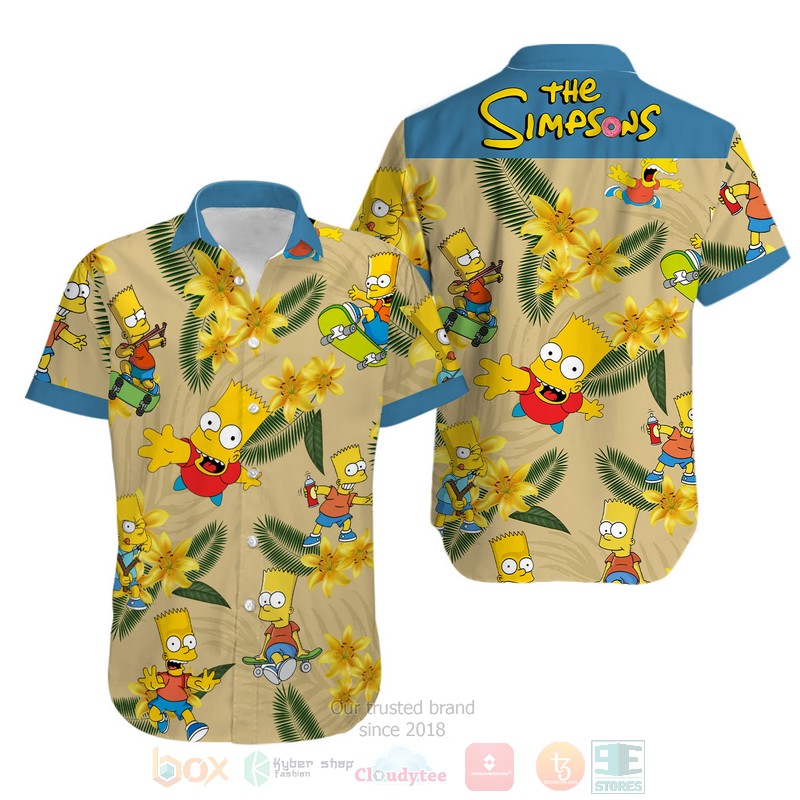 The Simpsons Summer Bart Simpson Hawaiian Shirt