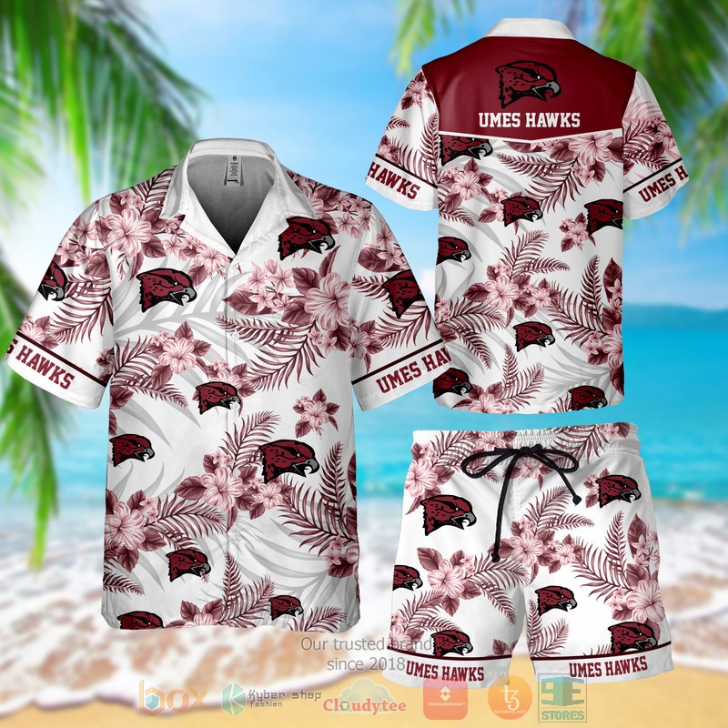 UMES Hawks Hawaiian Shirt Shorts